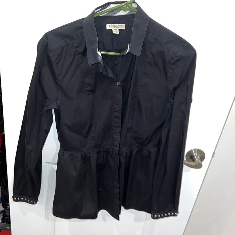 Women’s Burberry button down shirt
